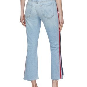 Mother insider crop step fray